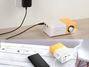 Projektor Verk Projektor yg300 wersja 2025 full hd przenośny tv rzutnik usb hdmi pilot 2