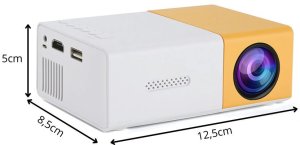 Projektor Verk Projektor yg300 wersja 2025 full hd przenośny tv rzutnik usb hdmi pilot 6