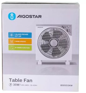 Wentylator skrzynkowy 12 cali zasilanie 35W/230V na podłogę lub biurko 6