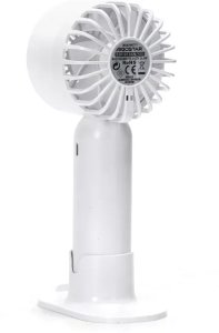 Mini wentylator ręczny 2,7 cala 7 łopatek 3 prędkości 500mAh 5V/USB 3