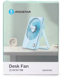 Wentylator biurkowy 12.5cm bezprzewodowy silny wiatr, przenośny cichy 7
