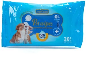 Chusteczki higieniczne z serii Pure Water 20 szt. do sierści zwierząt 1