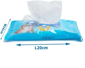 Nobleza Chusteczki higieniczne z serii Pure Water 20 szt. do sierści zwierząt 2