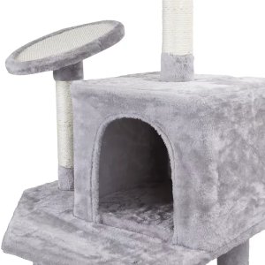 Wielofunkcyjny drapak dla kotów 65x50x161cm z legowiskami i altanką 2