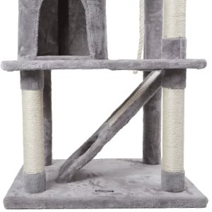 Wielofunkcyjny drapak dla kotów 65x50x161cm z legowiskami i altanką 3