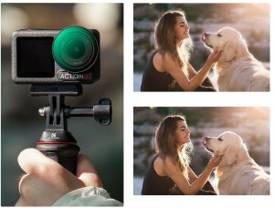 Zestaw Filtrów 3w1 Pl + Nd2-32 + Black Diffusion 1/4 Do Dji Osmo Action 3 4 5 Pro / Sku.2360 7