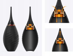 Gruszka Dmuchawka 2w1 Do Czyszczenia Matrycy Optyki Aparatu Obiektywu K&f / Kf08.041 / Czarny 11