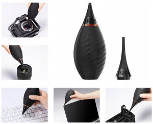 Gruszka Dmuchawka 2w1 Do Czyszczenia Matrycy Optyki Aparatu Obiektywu K&f / Kf08.041 / Czarny 9