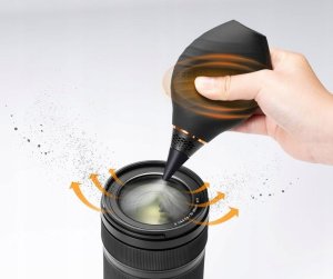 Gruszka Dmuchawka 2w1 Do Czyszczenia Matrycy Optyki Aparatu Obiektywu K&f / Kf08.041 / Czarny 10