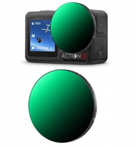 Filtr Pełny Szary Typ Fader Regulowany Nd32-512 Dji - Osmo Action 3 4 5 Pro / Kf01.2753 1