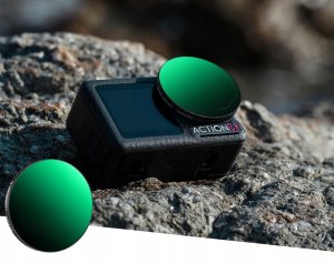 Filtr Pełny Szary Typ Fader Regulowany Nd32-512 Dji - Osmo Action 3 4 5 Pro / Kf01.2753 6