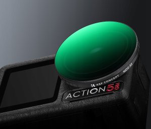 Filtr Pełny Szary Typ Fader Regulowany Nd32-512 Dji - Osmo Action 3 4 5 Pro / Kf01.2753 7