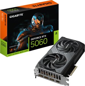 Karta graficzna Gigabyte GeForce RTX 5060 Windforce OC 8GB GDDR7 DLSS4 (GV-N5060WF2OC-8GD) 1