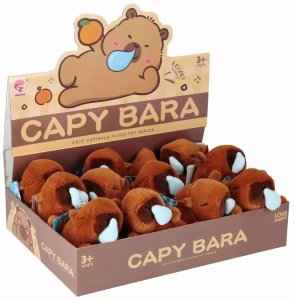 BRELOK PLUSZ KAPIBARA 12CM MC DISP 12/240 2