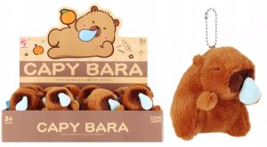 BRELOK PLUSZ KAPIBARA 12CM MC DISP 12/240 4