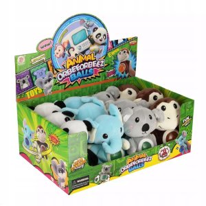 ZAB WYCISKANA ZWIERZ PLUSZ 22CM MIX4 MCDISP12/72 2