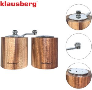 Młynek do przypraw Klausberg AKACJOWY MŁYNEK DO PIEPRZU + SOLNICZKA KLAUSBERG KB-7859 5