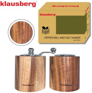Młynek do przypraw Klausberg AKACJOWY MŁYNEK DO PIEPRZU + SOLNICZKA KLAUSBERG KB-7859 9
