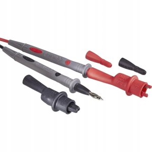Przewód Voltcraft Zestaw przewodów pomiarowych bezpiecznych VOLTCRAFT TL 88-4 złącze męskie, lamelkowe 4 mm - sonda 1.80 m czarny, czerwony 1 zest 2