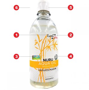 NURU AQUA OIL 500ml IDEALNY DO MASAŻU W DOMU 7