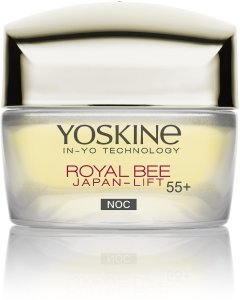 Yoskine Royal Bee Japan-Lift 55+ Przeciwzmarszczkowy krem do twarzy na noc 50ml 1