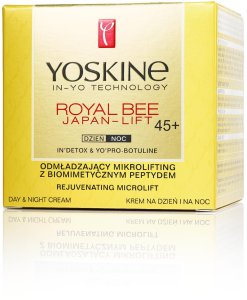 Yoskine Royal Bee Japan-Lift 45+ Odmładzający krem do twarzy na dzień i na noc 50ml 1