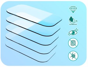 3-PAK Szkło Na Aparat Do Oppo A52 (Hartowane, Ochronne, Na Obiektyw, 9H) 5