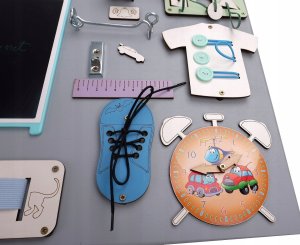 TABLICA drew. 50x75 cm, manipul., STATEK, kolor. 4