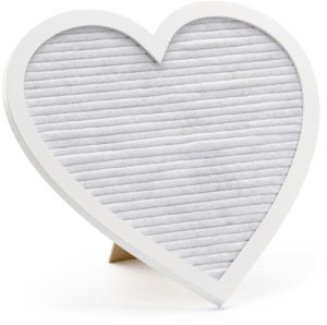 Tablica z literami Serce, mix, 31x29cm 1
