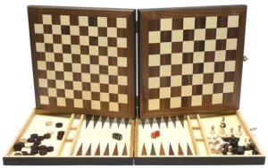 Zestaw Szachy / Backgammon / Warcaby (HG - 671000) 1