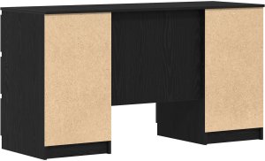 Biurko vidaXL Czarne 140 cm x 50 cm 8