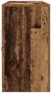 vidaXL Barek z lampkami LED Stare Drewno 283x37x67 cm Drewno inżynieryjne 6