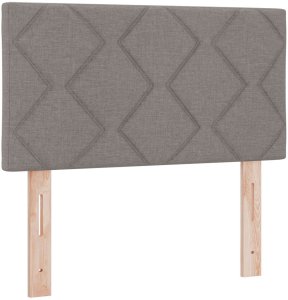 vidaXL Łóżko skrzyniowe z materacem taupe 120x200 cm Tkanina 7