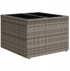 vidaXL Zestaw Ogrodowy 5-częściowy z Poduszkami Czarny Polirattan 5