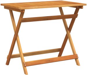 vidaXL Stół składany ogrodowy prostokątny 100x55x75 cm z twardego drewna akacjowego 2