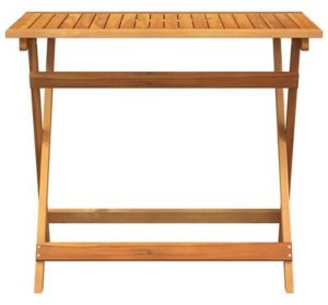 vidaXL Stół składany ogrodowy prostokątny 100x55x75 cm z twardego drewna akacjowego 5