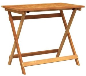 vidaXL Stół składany ogrodowy prostokątny 100x55x75 cm z twardego drewna akacjowego 7
