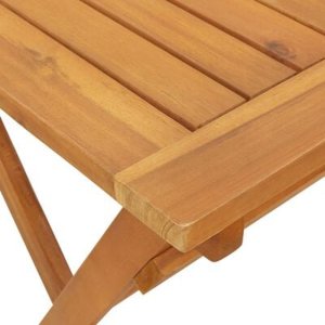 vidaXL Stół składany ogrodowy prostokątny 100x55x75 cm z twardego drewna akacjowego 10