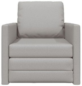 vidaXL Sofa łóżko 2-w-1 Chmurka Szary 74x77x81 cm Tkanina 7