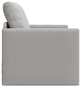 vidaXL Sofa łóżko 2-w-1 Chmurka Szary 74x77x81 cm Tkanina 8