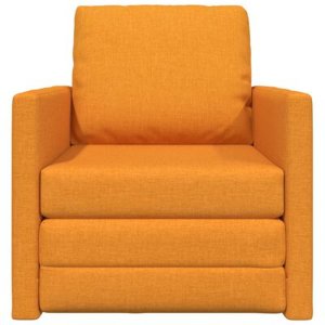 vidaXL Sofa Łóżko 2-w-1 Ciemnożółty 74x77x81 cm Tkanina 7