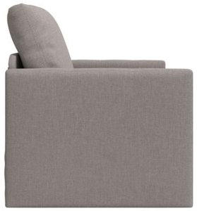 vidaXL Sofa łóżko 2 w 1 taupe 74x77x81 cm tkanina 8