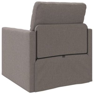 vidaXL Sofa łóżko 2 w 1 taupe 74x77x81 cm tkanina 9