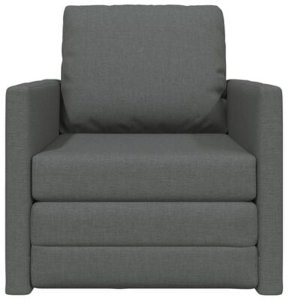 vidaXL Sofa na Boże Narodzenie 2 w 1 Ciemnoszara 74x77x81 cm Tkanina 7