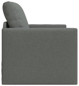 vidaXL Sofa na Boże Narodzenie 2 w 1 Ciemnoszara 74x77x81 cm Tkanina 8
