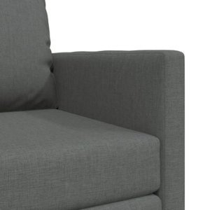 vidaXL Sofa na Boże Narodzenie 2 w 1 Ciemnoszara 74x77x81 cm Tkanina 10