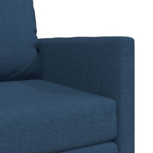vidaXL Sofa Łóżko 2-w-1 Niebieski 74x77x81 cm Tkanina 10