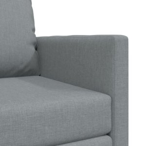 vidaXL Sofa łóżko 2 w 1 jasnoszare 74x77x81 cm Tkanina 10