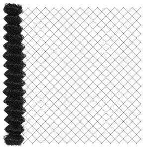 vidaXL Ogrodzenie z siatki Szare 1.5x10 m Stal 5