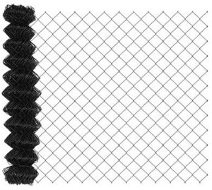 vidaXL Płot Wspornikowy Szary 1x10 m Stal 6